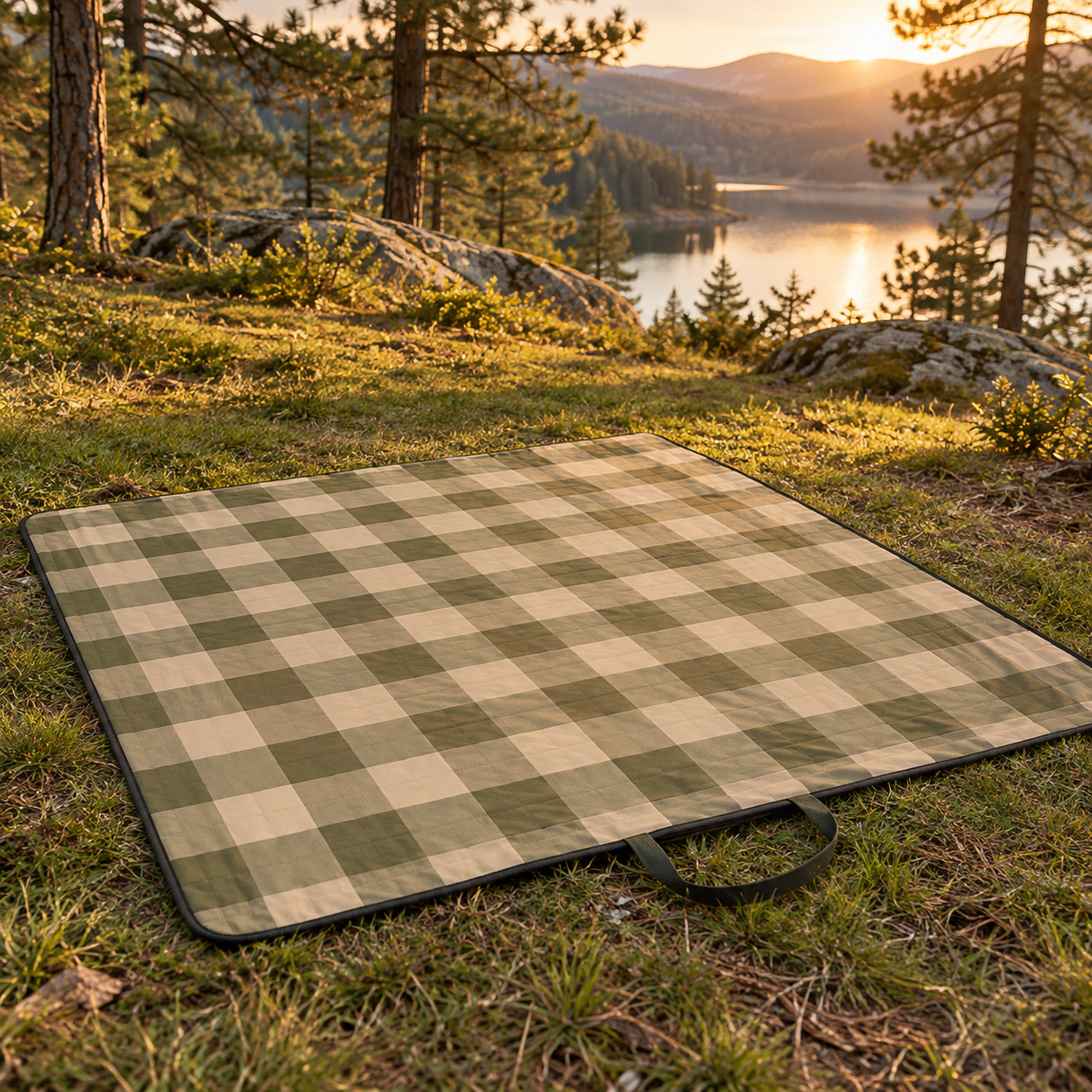 Meadow Outdoor Picnic Mat, generated concept illustration 1
