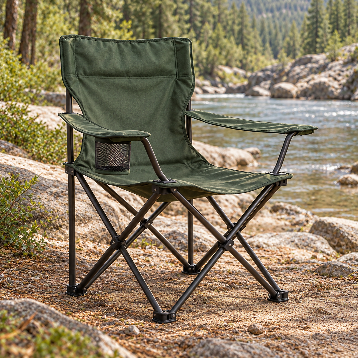 Trail Folding Camp Chair, generated concept illustration 2