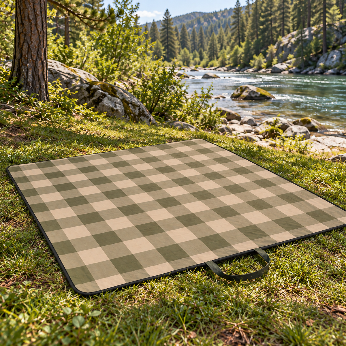 Meadow Outdoor Picnic Mat, generated concept illustration 2